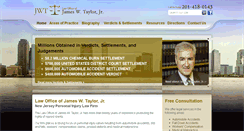 Desktop Screenshot of jamestaylorlegal.com