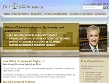 Tablet Screenshot of jamestaylorlegal.com